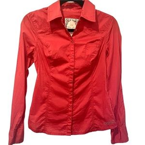 2 for $20⭐️Guess deep coral dress shirt. Small